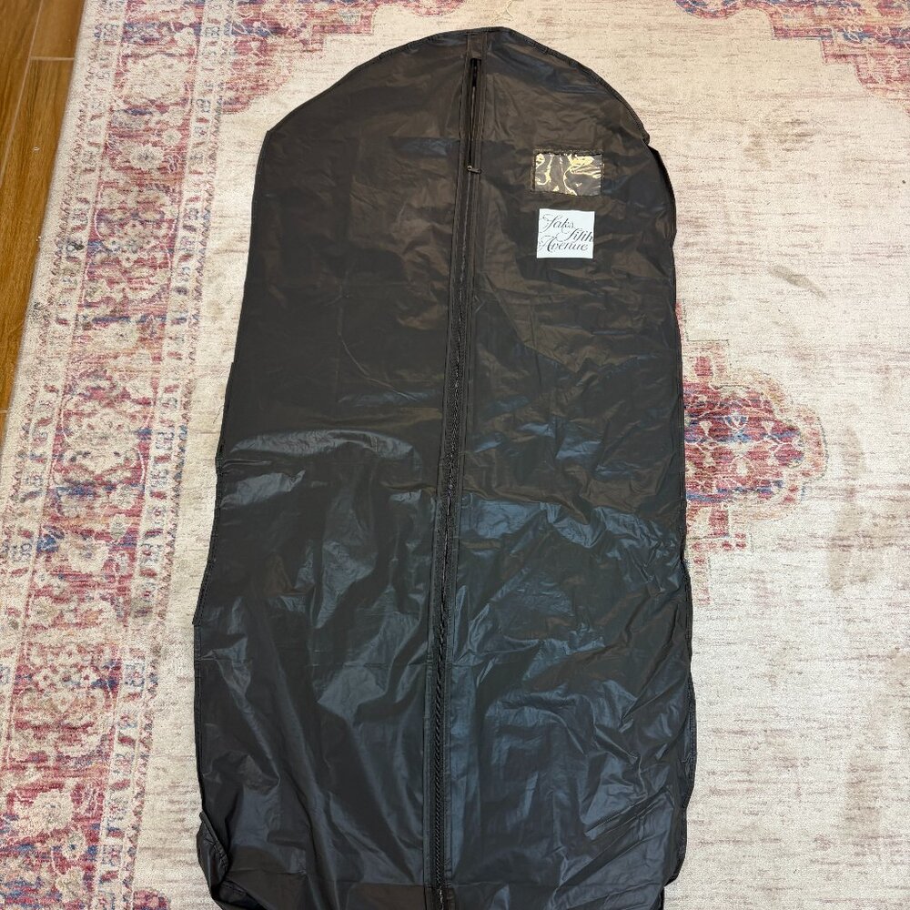 Saks Fifth Avenue Lightweight Long Dustproof Garment Bag In Great Shape!!